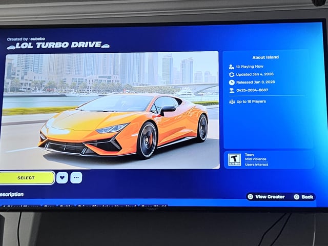 LOL Turbo Drive code 0425-2634-8887