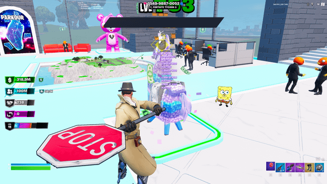 Fortnite Tycoon 3: 3549-9887-0052